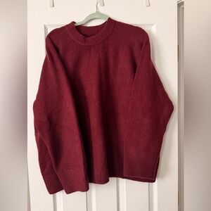 Abercrombie & Fitch Deep Red Turtleneck Sweater